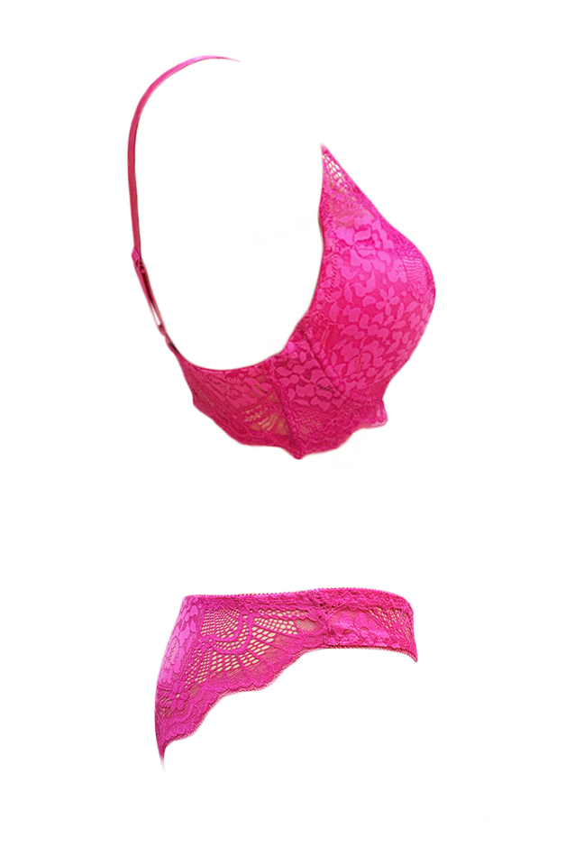 Ensemble Fleuri fushia