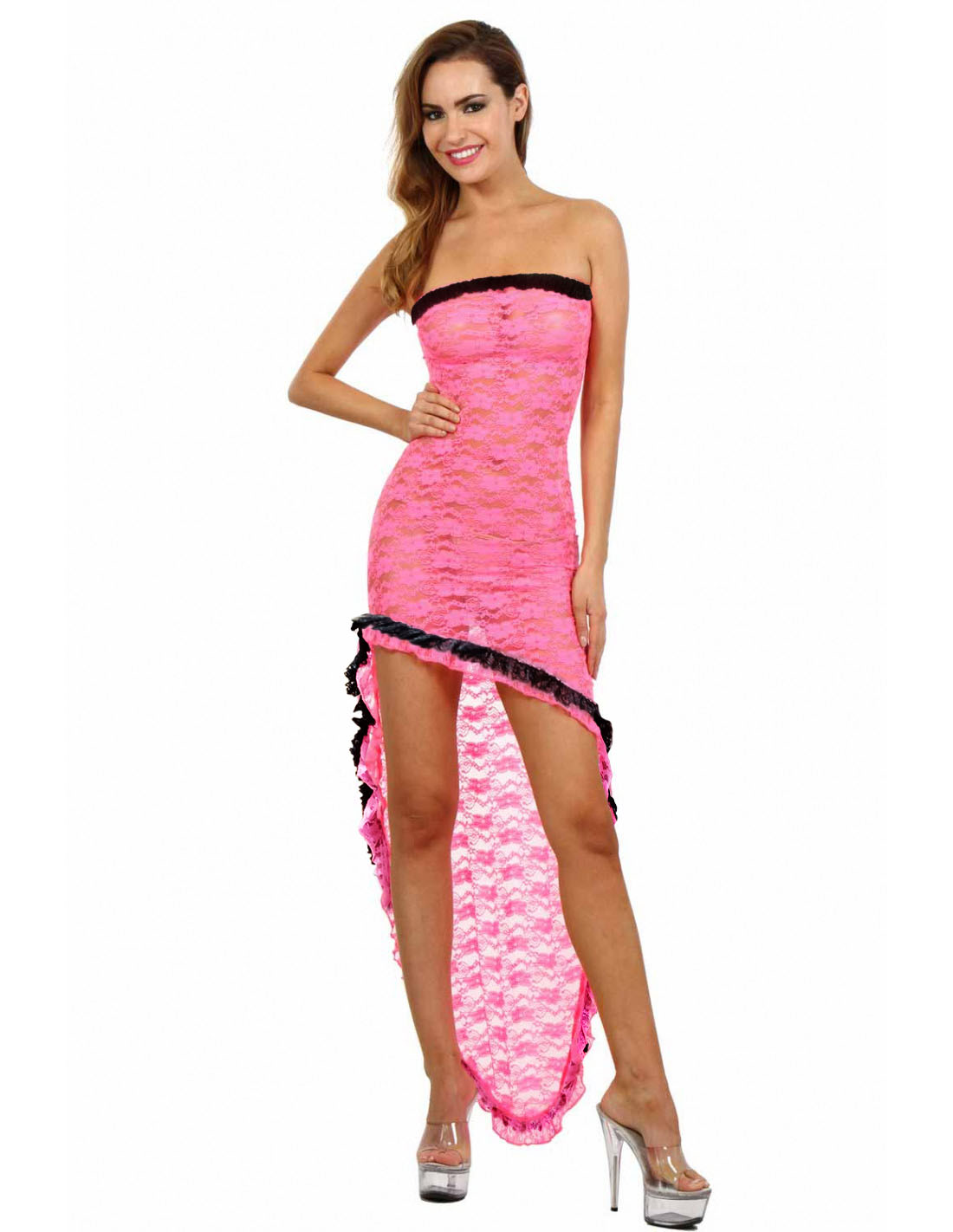 Nuisette longue Capri fushia