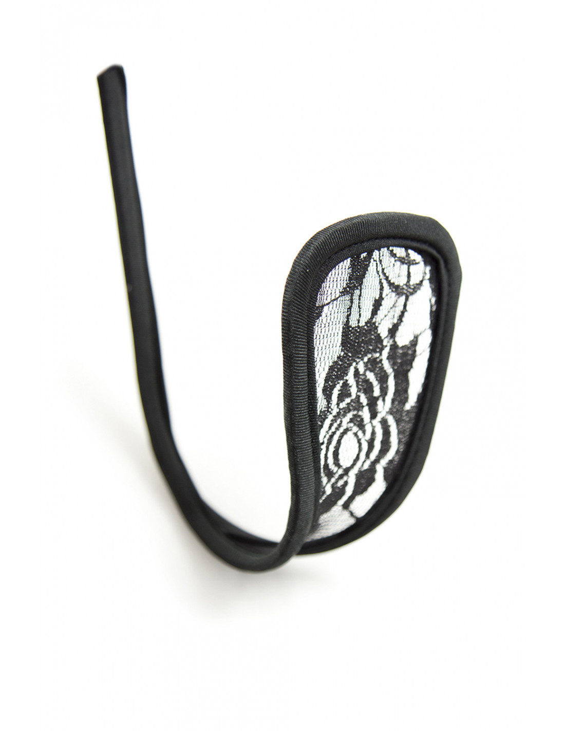 C String dentelle noir