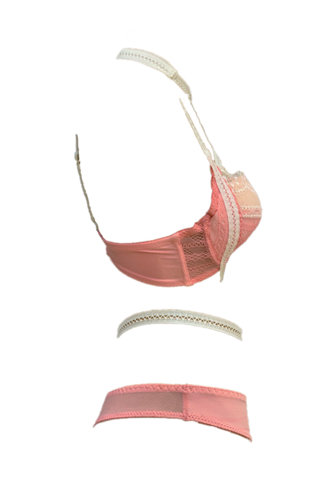 Body Hanane rose et blanc