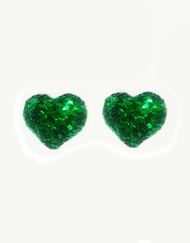 Nippies coeur verts