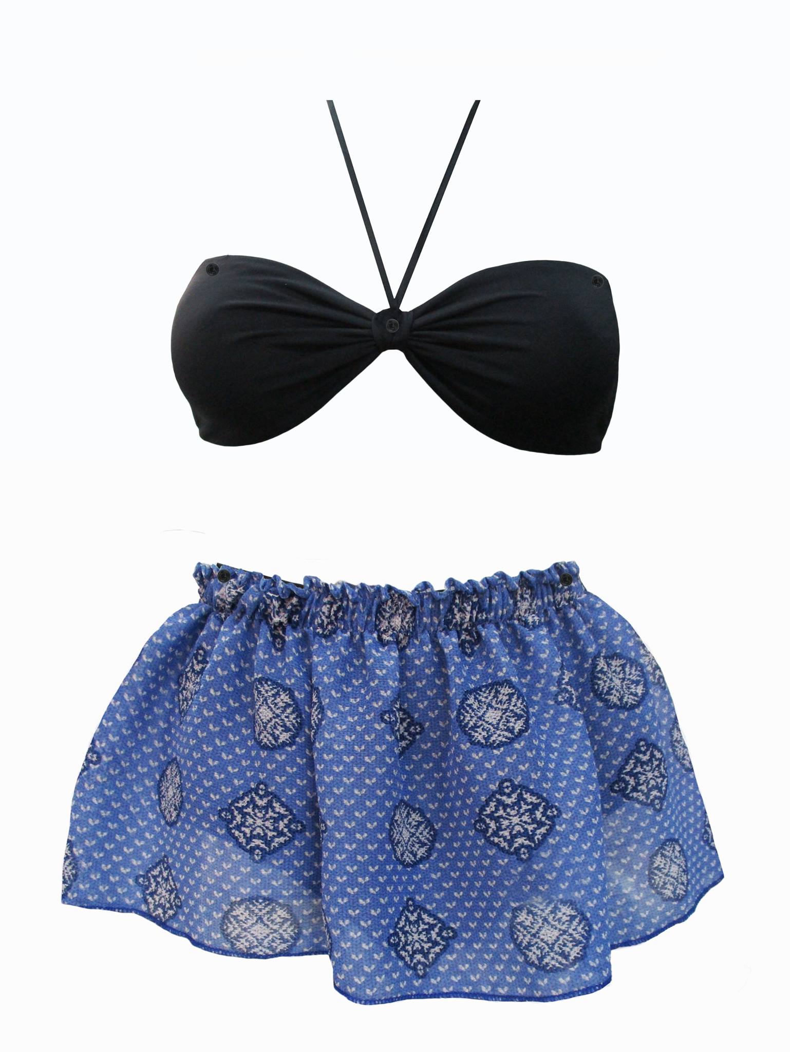 Maillot Cervidé bleu