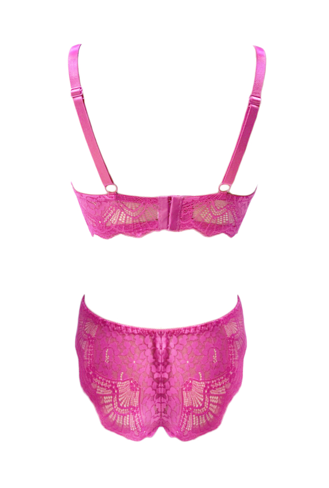 Ensemble Fleuri fushia