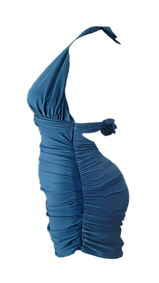 Maillot Robe Daria Bleu