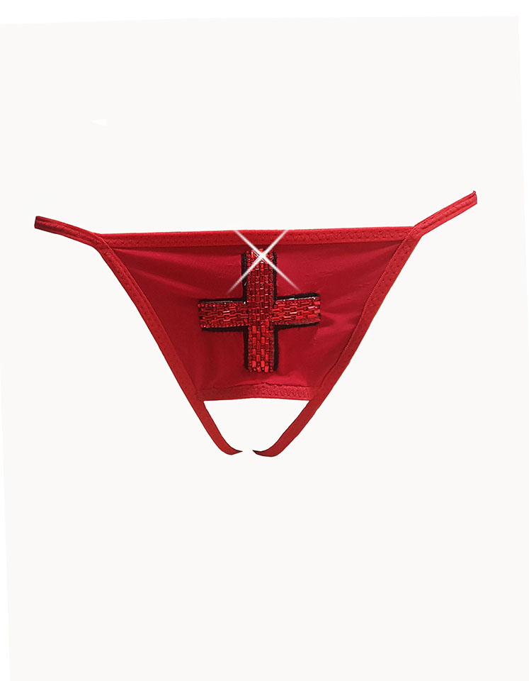 Nuisette Infirmière rouge et noire