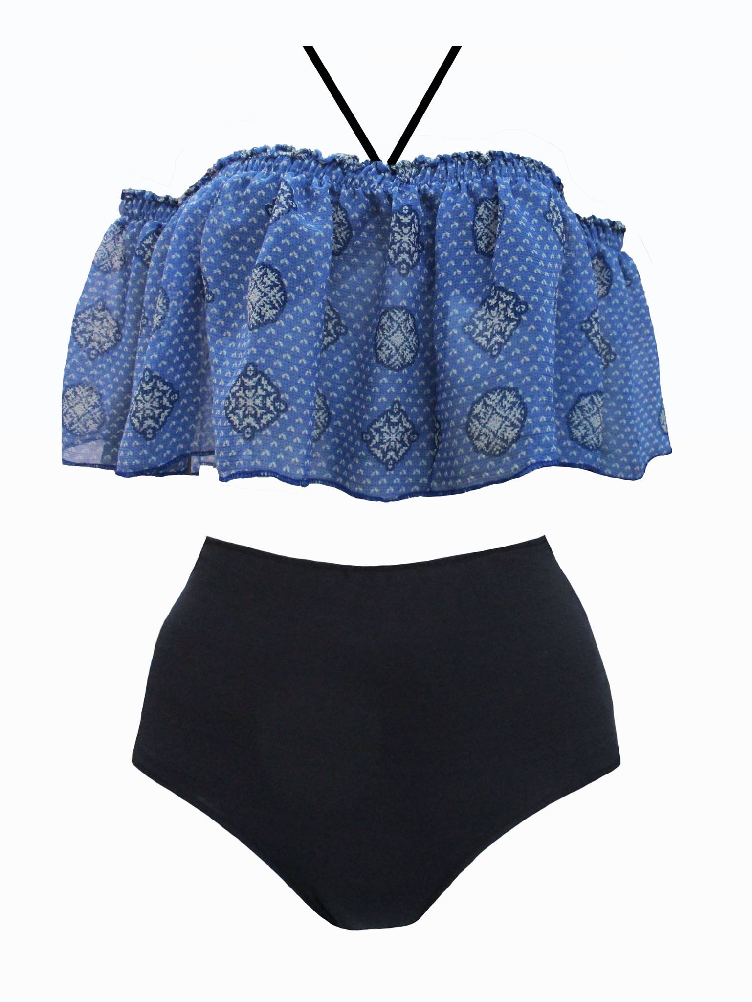 Maillot Cervidé bleu