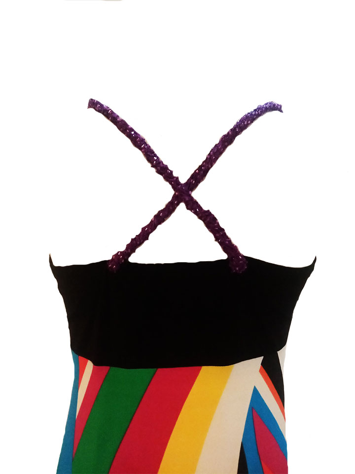Robe longue psychédélique