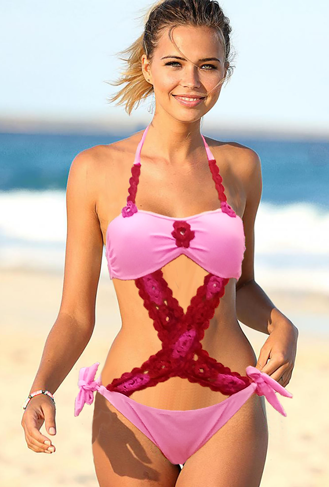 Trikini Ibiza rose