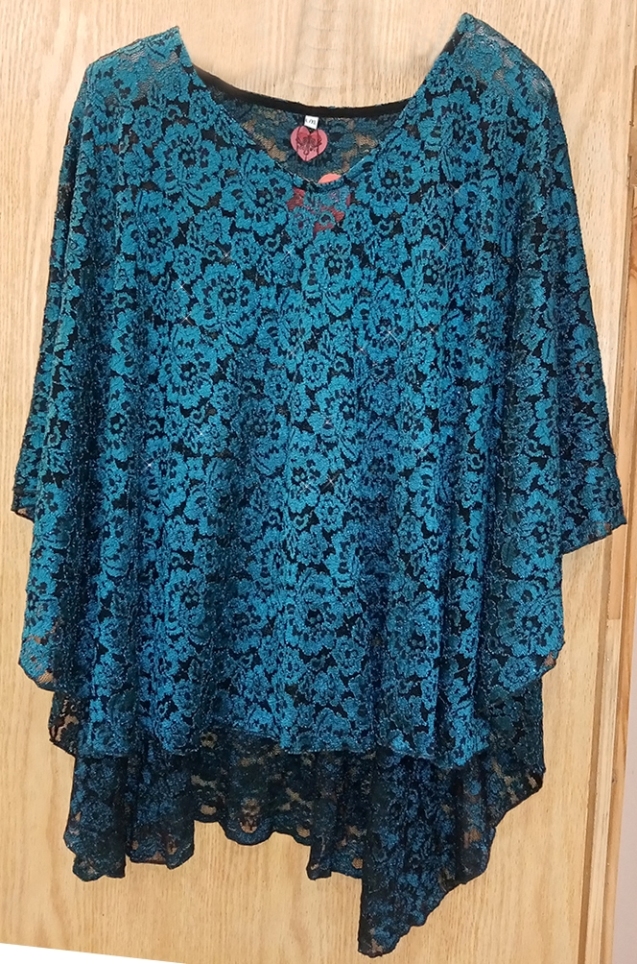 Chauve Souris bleue et dorée