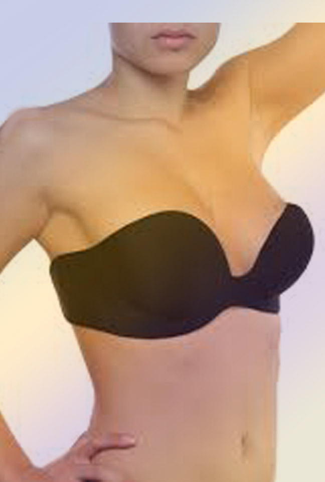 Soutien gorge Adhésif Noir 