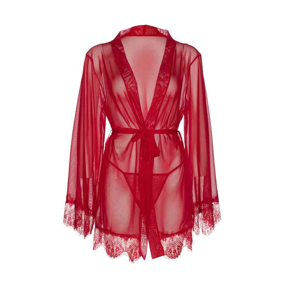 Kimono court Samantha bordeaux