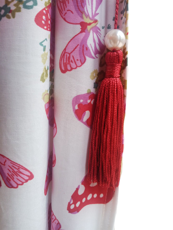 Veste paréo Anita rouge