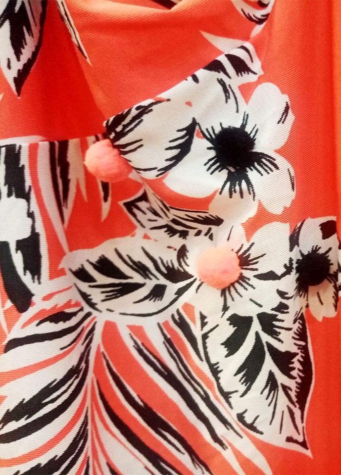 Robe longue Tanzania orange