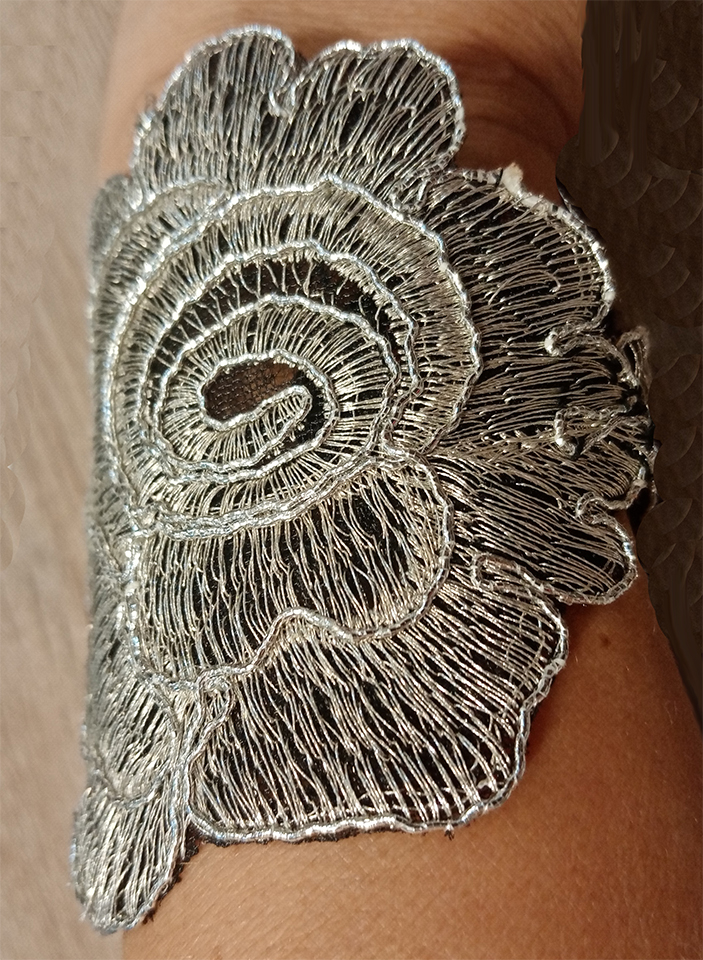 Bracelet Berfin noir et argent